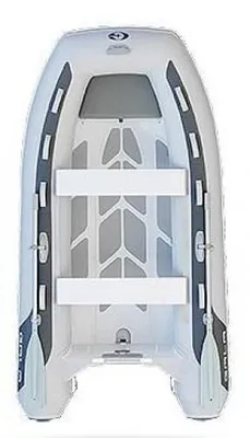 opblaasbare rubberboot bovenaanzicht