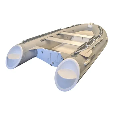 open opblaasbare rib op witte achtergrond