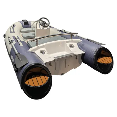 RIB tender op witte achtergrond