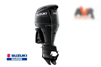 zwarte buitenboordmotor op witte achtergrond