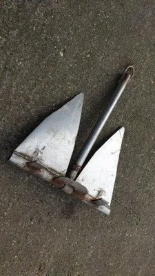 rvs schepanker op beton