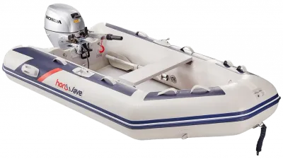 opblaasbare boot met buitenboordmotor