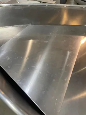 aluminium binnenkant van kleine sloep