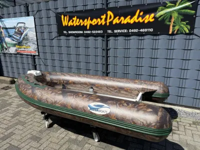 camouflage opblaasbare rib buiten