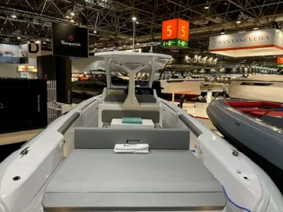 motorboot op beursvloer