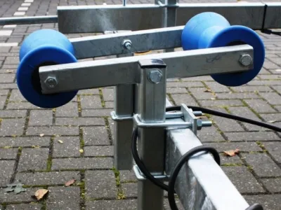 close-up van trailerrollen en frame