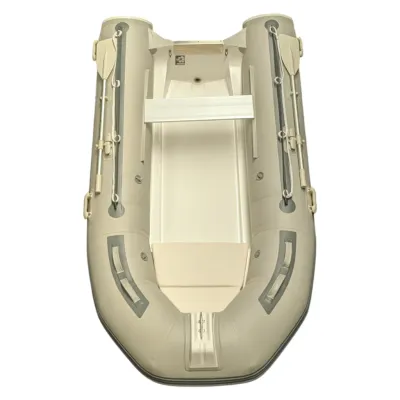 bovenaanzicht opblaasbare rib boot