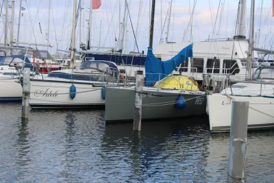 meerdere zeilboten in een jachthaven