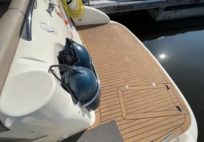 zwemplateau met fenders en zitbank