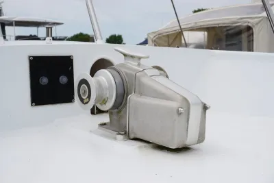 ankerlier op voordek