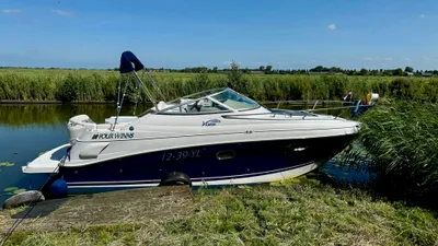 motorboot aangemeerd langs oever