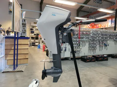 buitenboordmotor in winkelomgeving