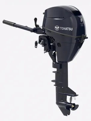 buitenboordmotor op neutrale achtergrond