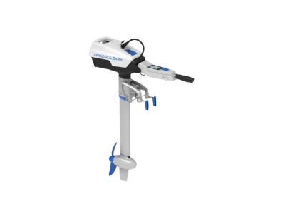 elektrische buitenboordmotor met bediening