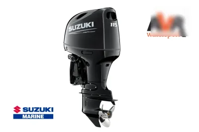 buitenboordmotor op witte achtergrond