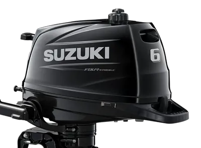 zwarte buitenboordmotor op witte achtergrond