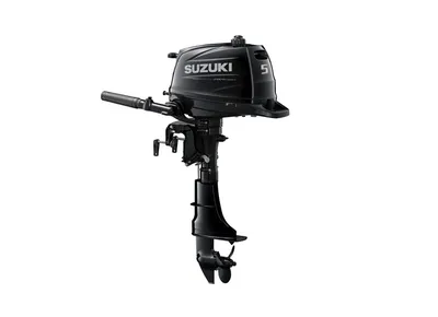 buitenboordmotor op witte achtergrond