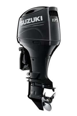 buitenboordmotor tegen zwarte achtergrond