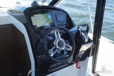 besturing en dashboard van een boot