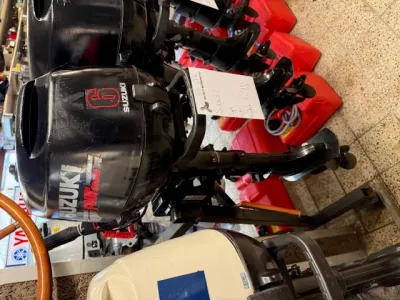 buitenboordmotoren in winkelomgeving