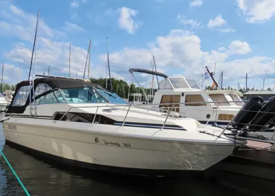 motorboot in jachthaven
