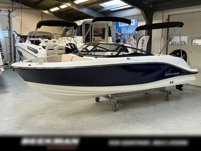 bowrider in showroom