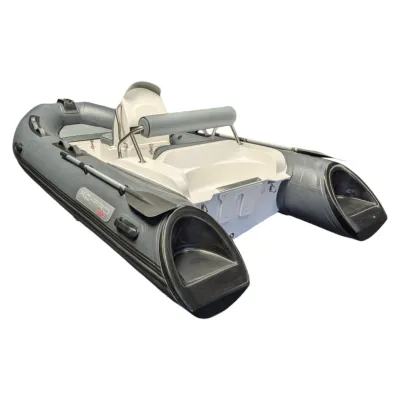 opblaasbare rib boot, achteraanzicht