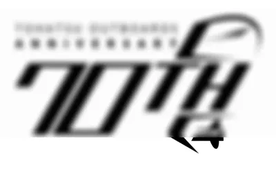 jubileumlogo in zwart op witte achtergrond