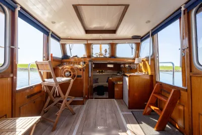 interieur van de stuurhut