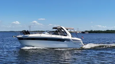 motorboot op open water