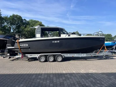 motorboot op trailer