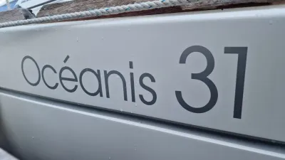 romp met opdruk en houten dekrand