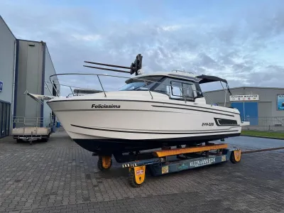 motorboot op bok buiten