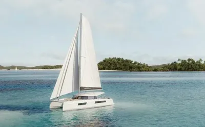catamaran op rustig water